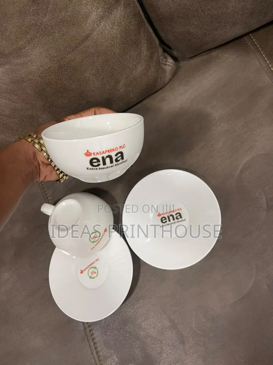 Custom Branded Tea Cups and Saucers