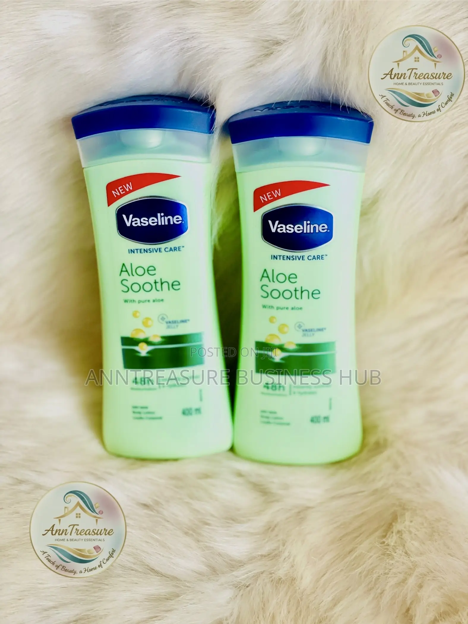 Vaseline Cocoa Glow, Aloe Soothe and Advanced Repair Body Lotion