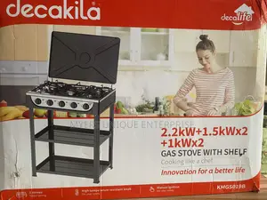 5burner Stove With Cabinet Shelf,Decakila
