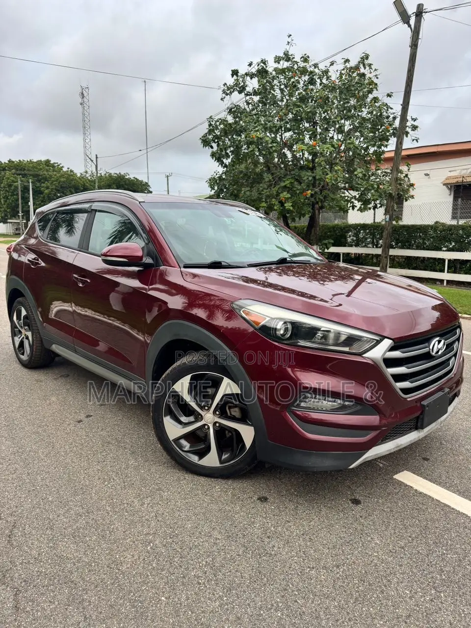 Hyundai Tucson Limited AWD 2017 Burgundy