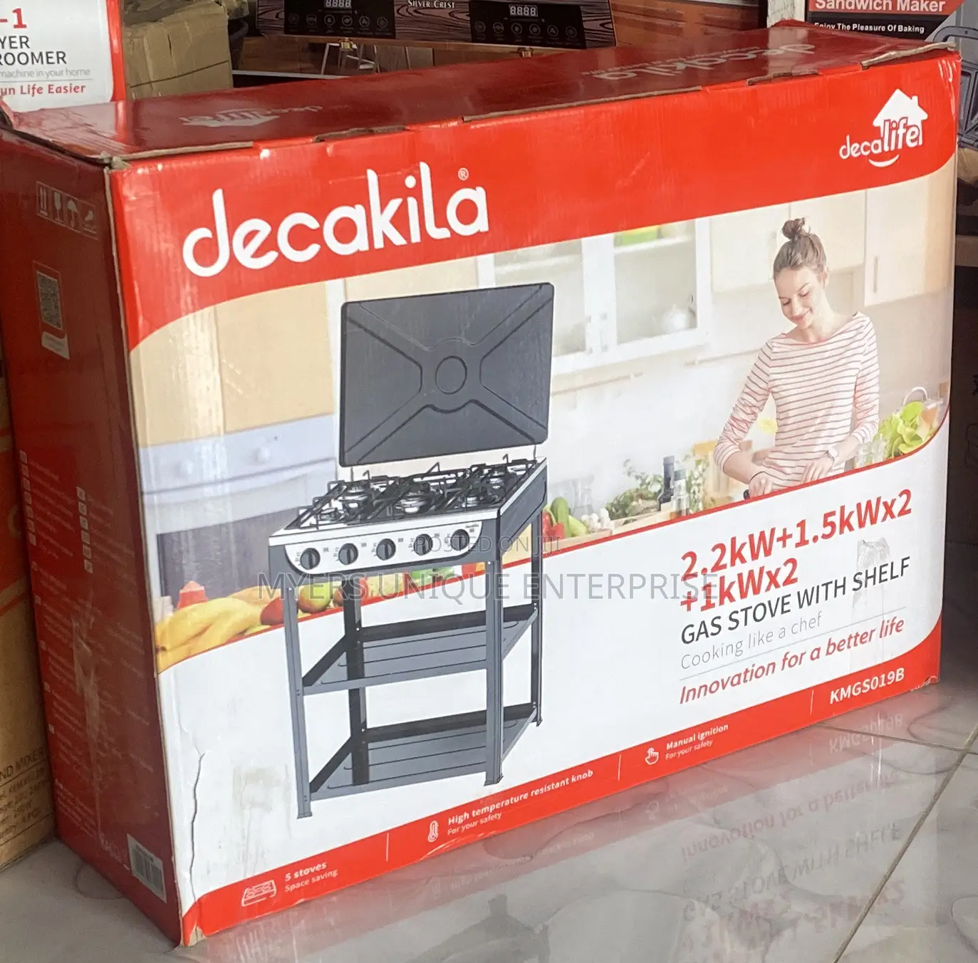 Space Saving Design,Decakila Cooking Stove+Stand