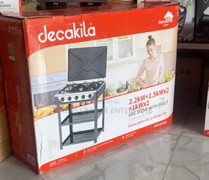 Decakila Kitchen Set,Gas Stove With Storage Shelf