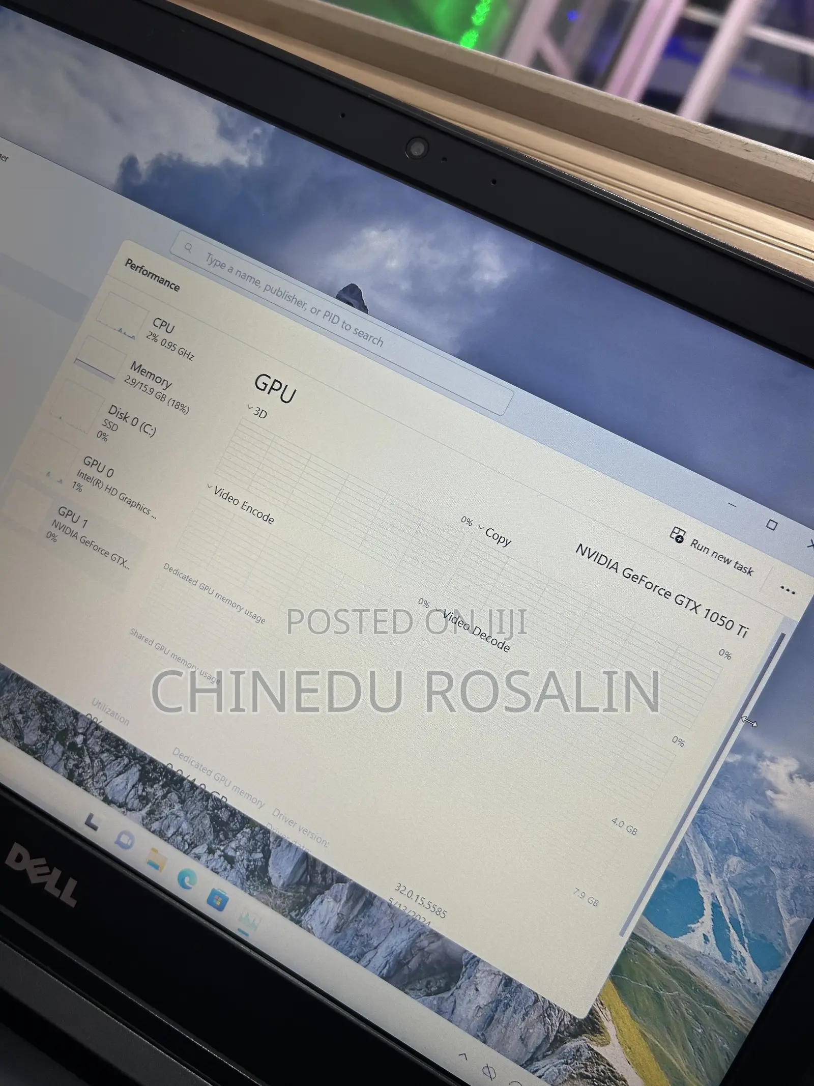 Laptop Dell Inspiron 15 7000 16GB Intel Core i5 SSD 256GB