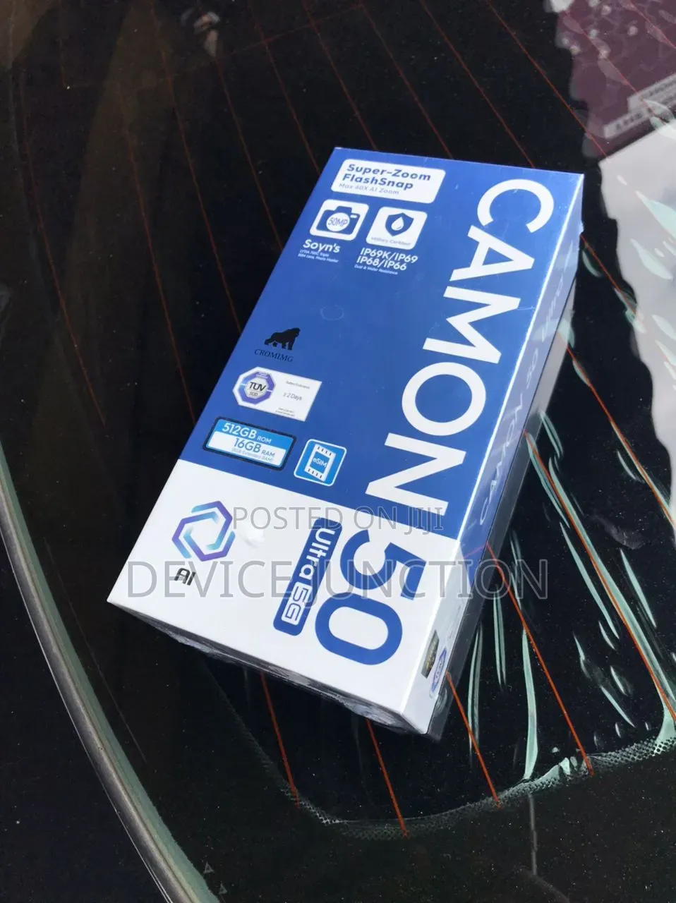 New Tecno Camon 50 Ultra 512 GB Black