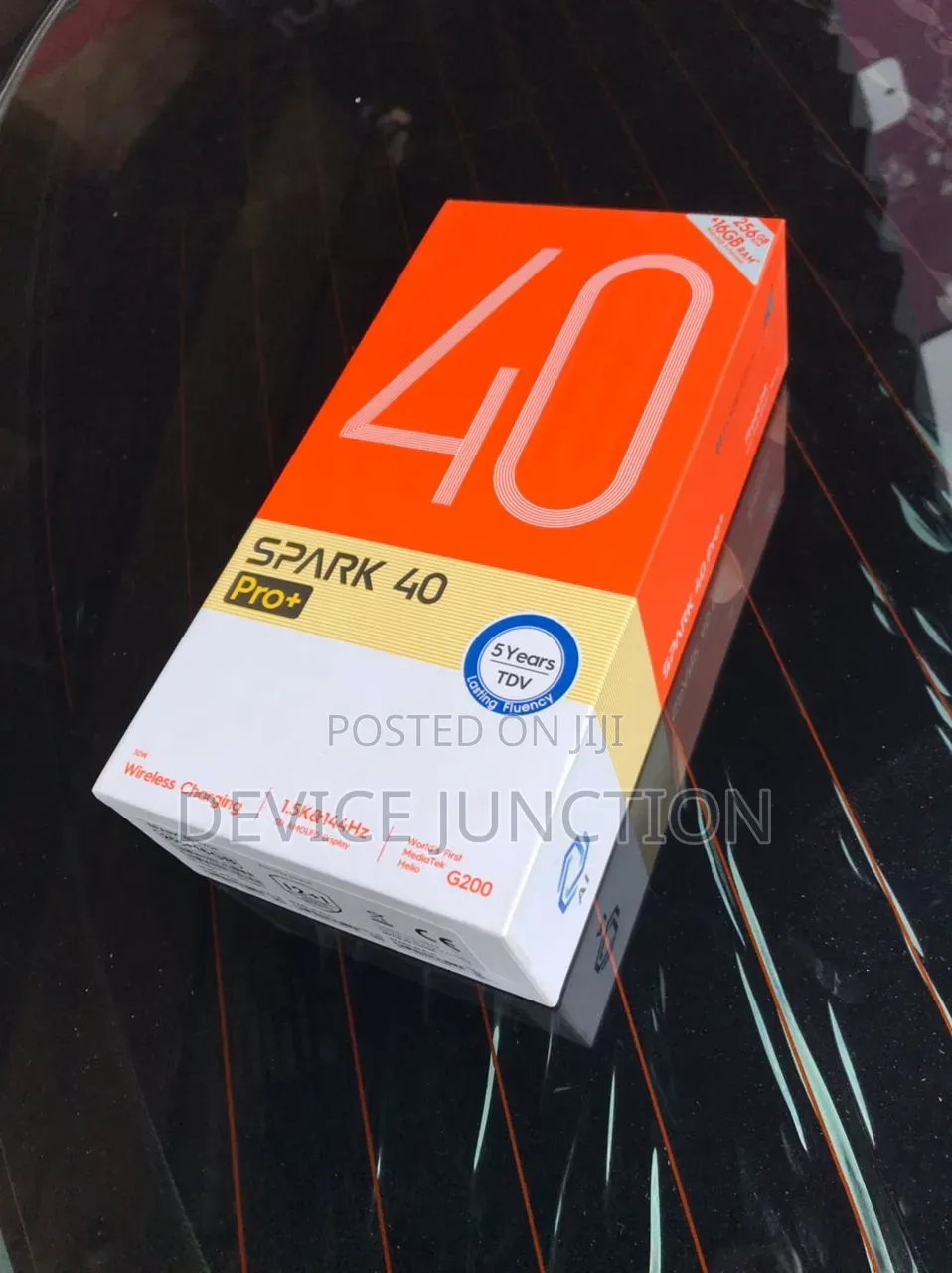 New Tecno Spark 40 Pro+ 256 GB Black