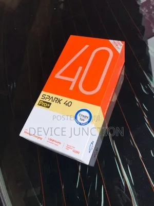 New Tecno Spark 40 Pro+ 256 GB Black