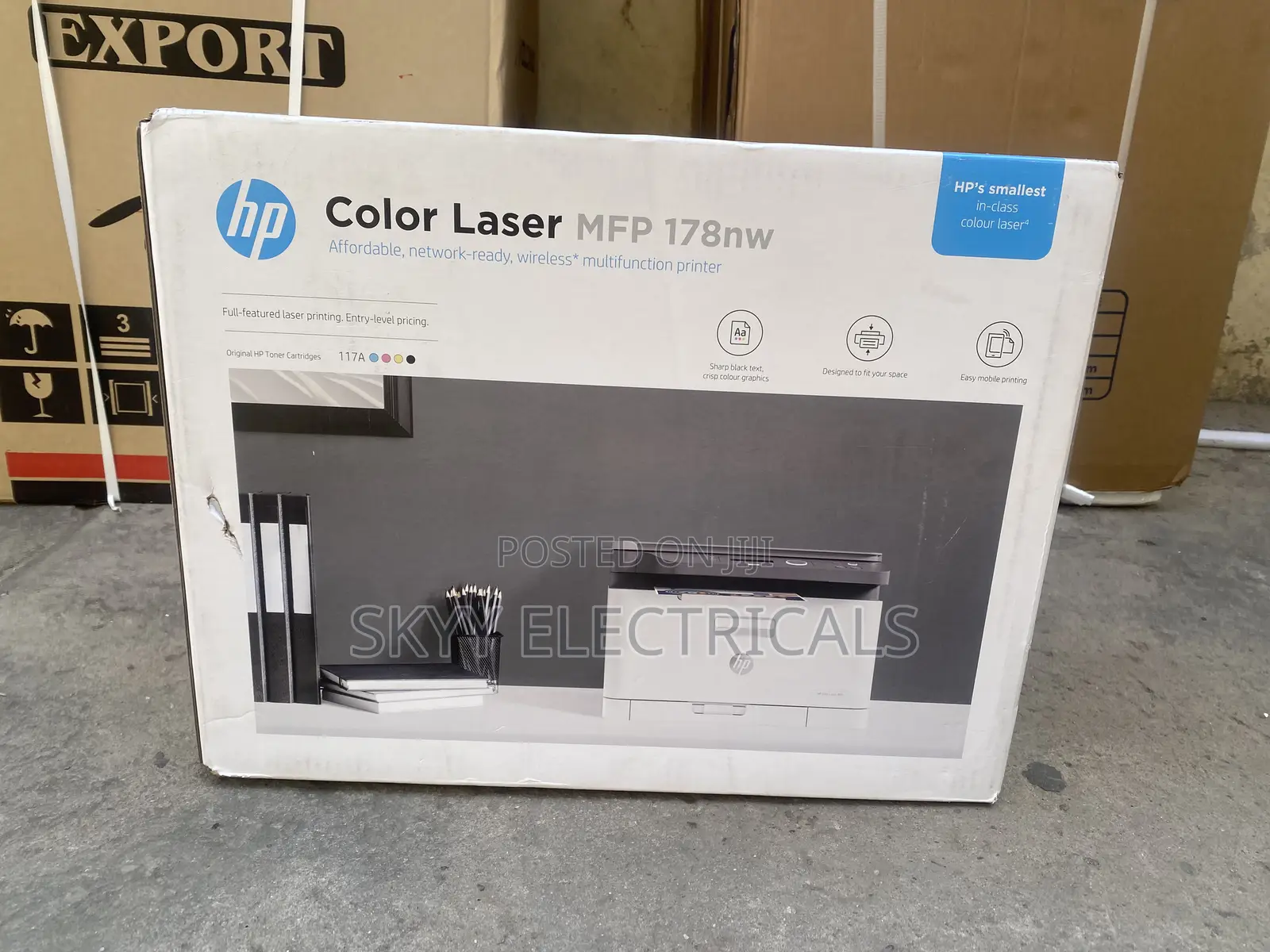 Color Laser Hp MFP 178nw 3in1 Printer