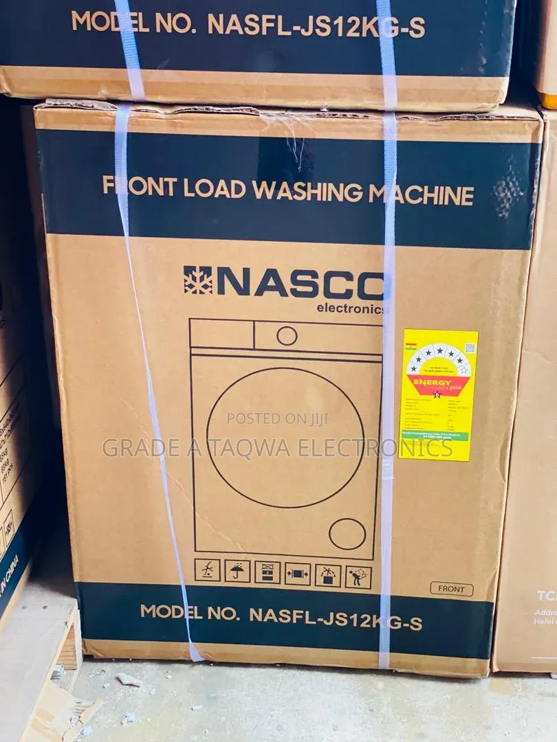Nasco 12-Kg Front Load Washing Machine
