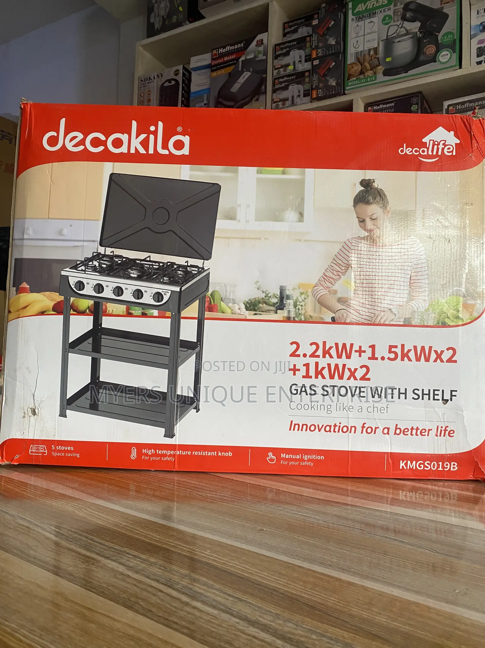 Decakila Standing Gas Stove-Cook Like a Chef