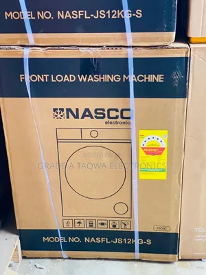 Washing Gets Better With Nasco 12kg Front Laod Washing Machine