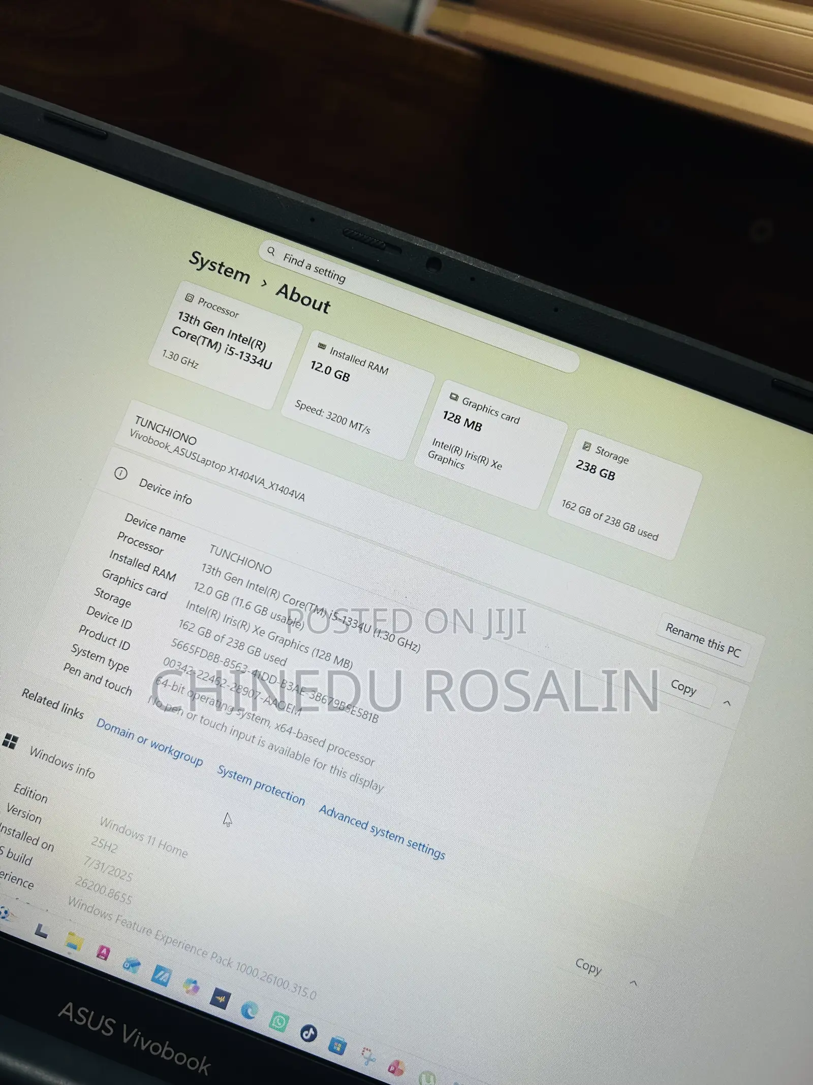 Laptop Asus Vivobook 14X OLED 16GB Intel Core i5 SSD 256GB