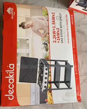 Decakila 5 Burner Gas Stove-Heat Resistant Knobs
