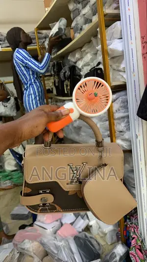 2 in 1 Handbag With Mini Fan Available