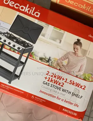Decakila Heavy Duty Gas Stove-Daily Cooking Use