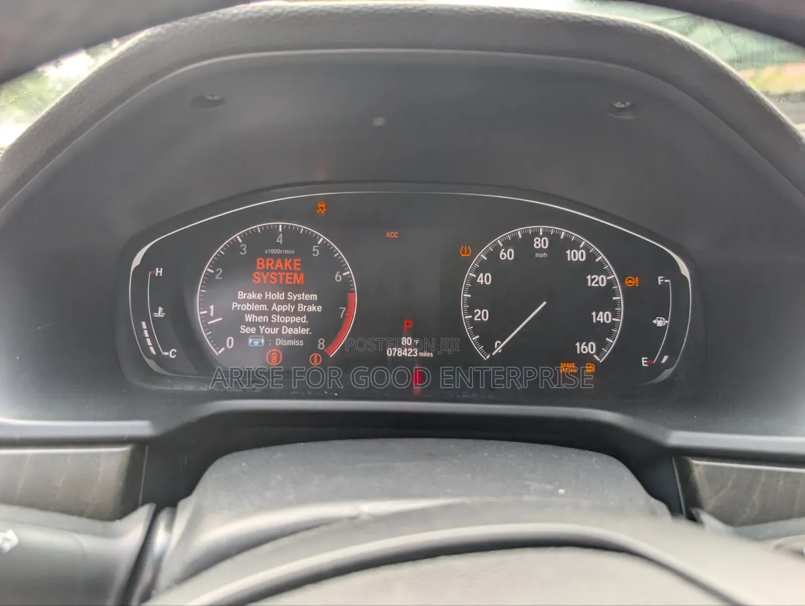 Honda Accord Touring 2018 Black