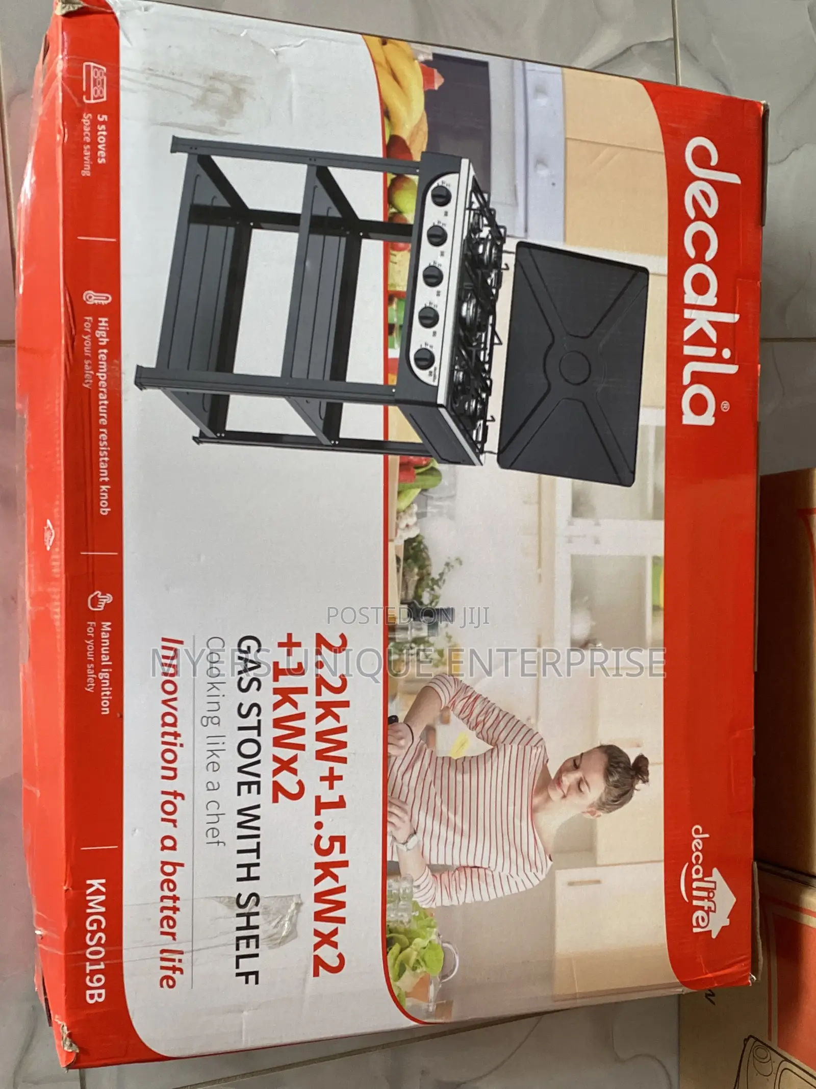 Decakila Gas Stove,Manual Ignition-Safe Design