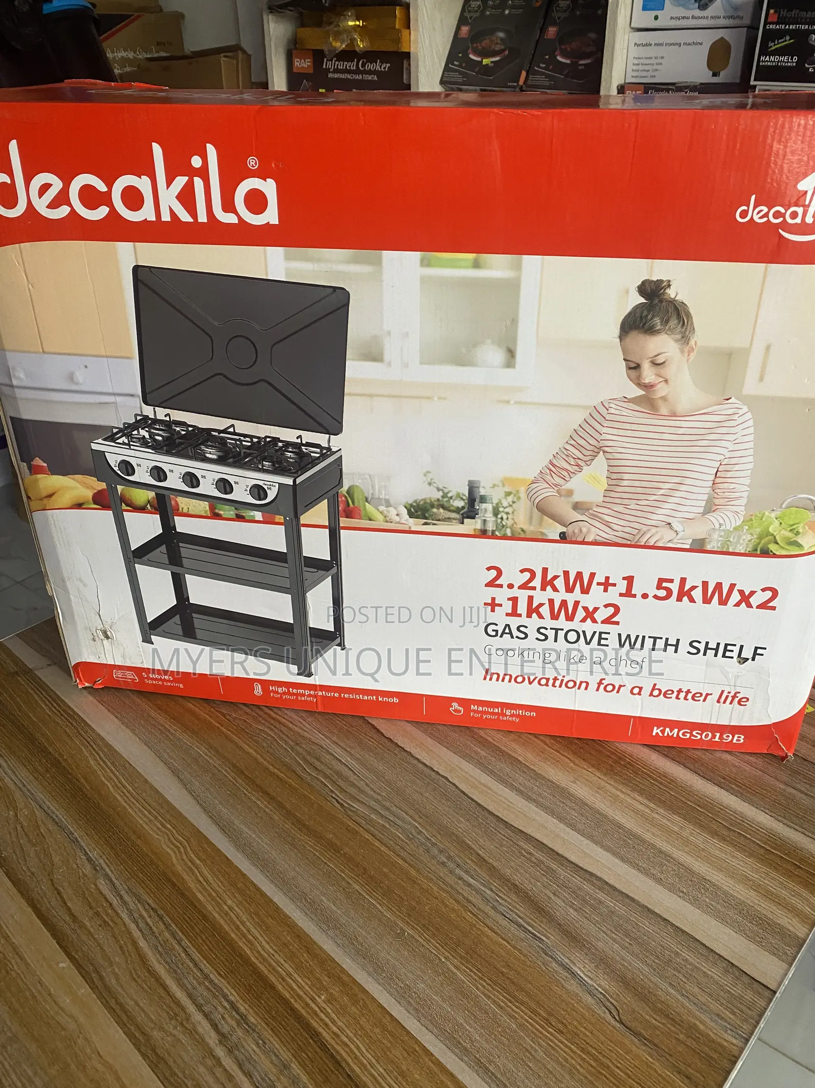 Decakila Gas Stove,Manual Ignition-Safe Design