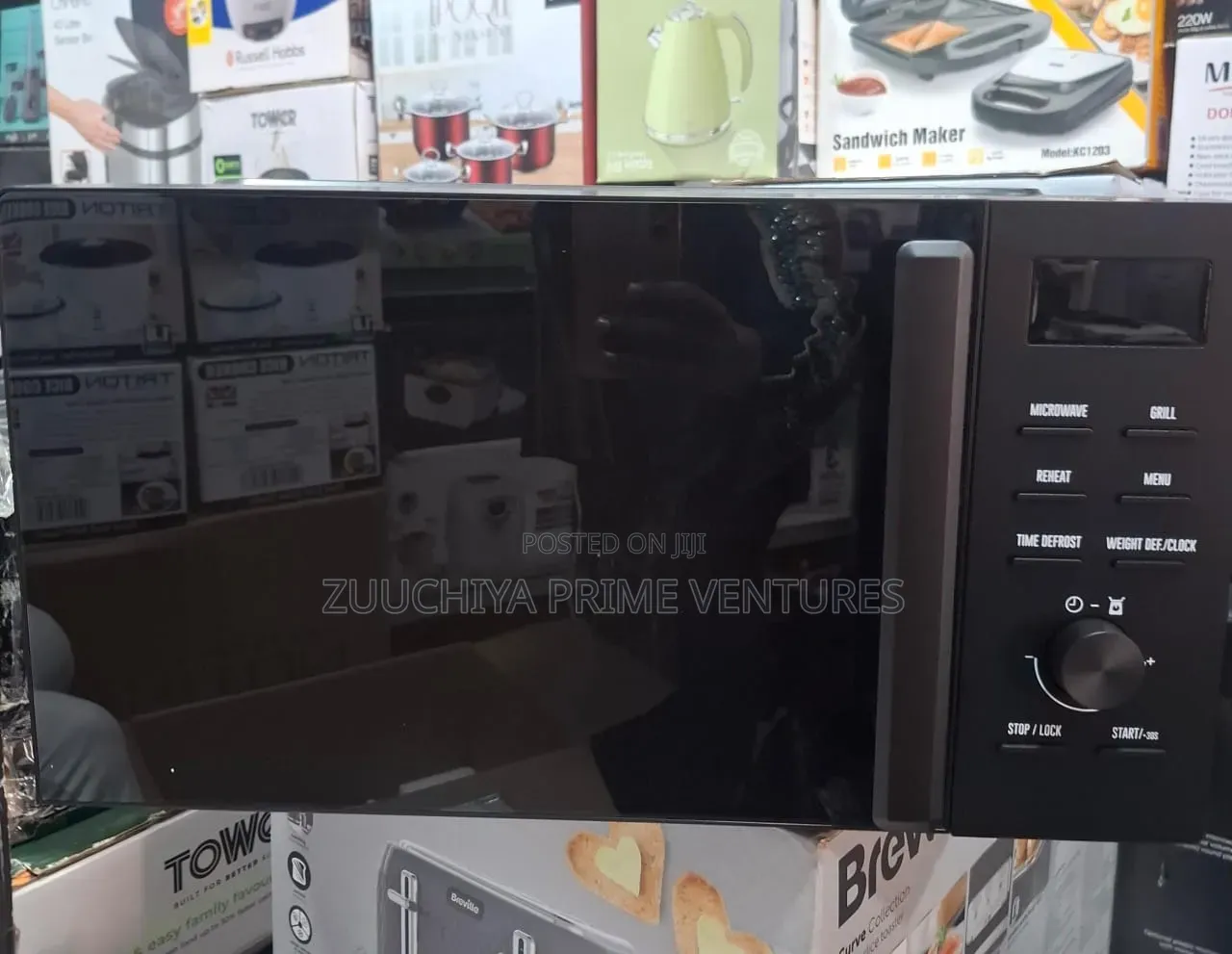 17.L George Home Digital Microwave With Grill From Uk 