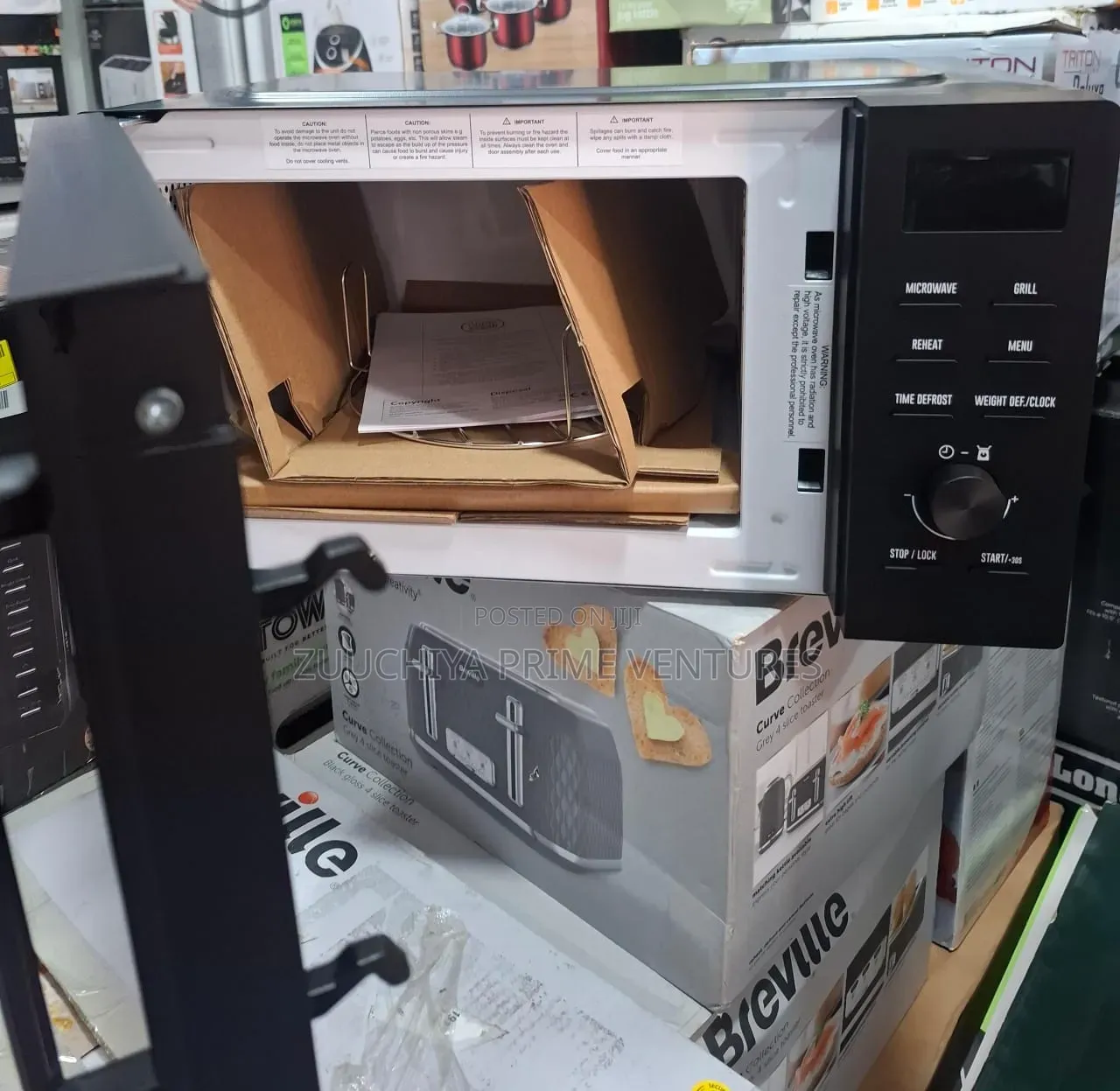 17.L George Home Digital Microwave With Grill From Uk 