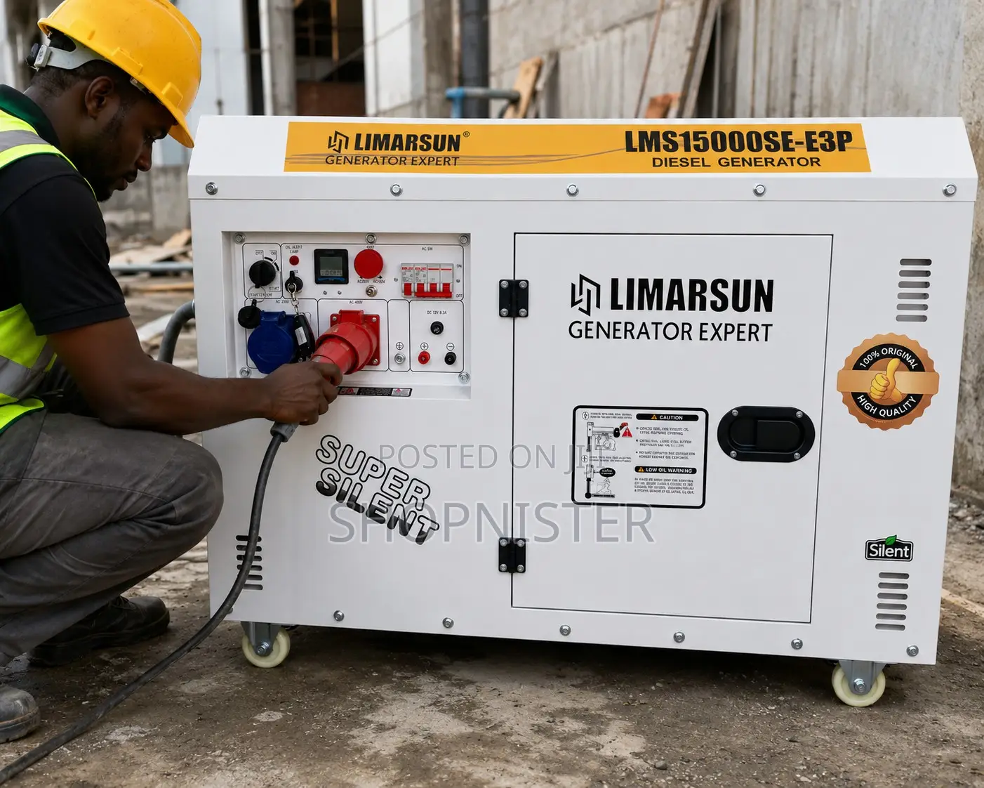 Limarsun 10kva Super Silent Diesel Generator – 3-Phase
