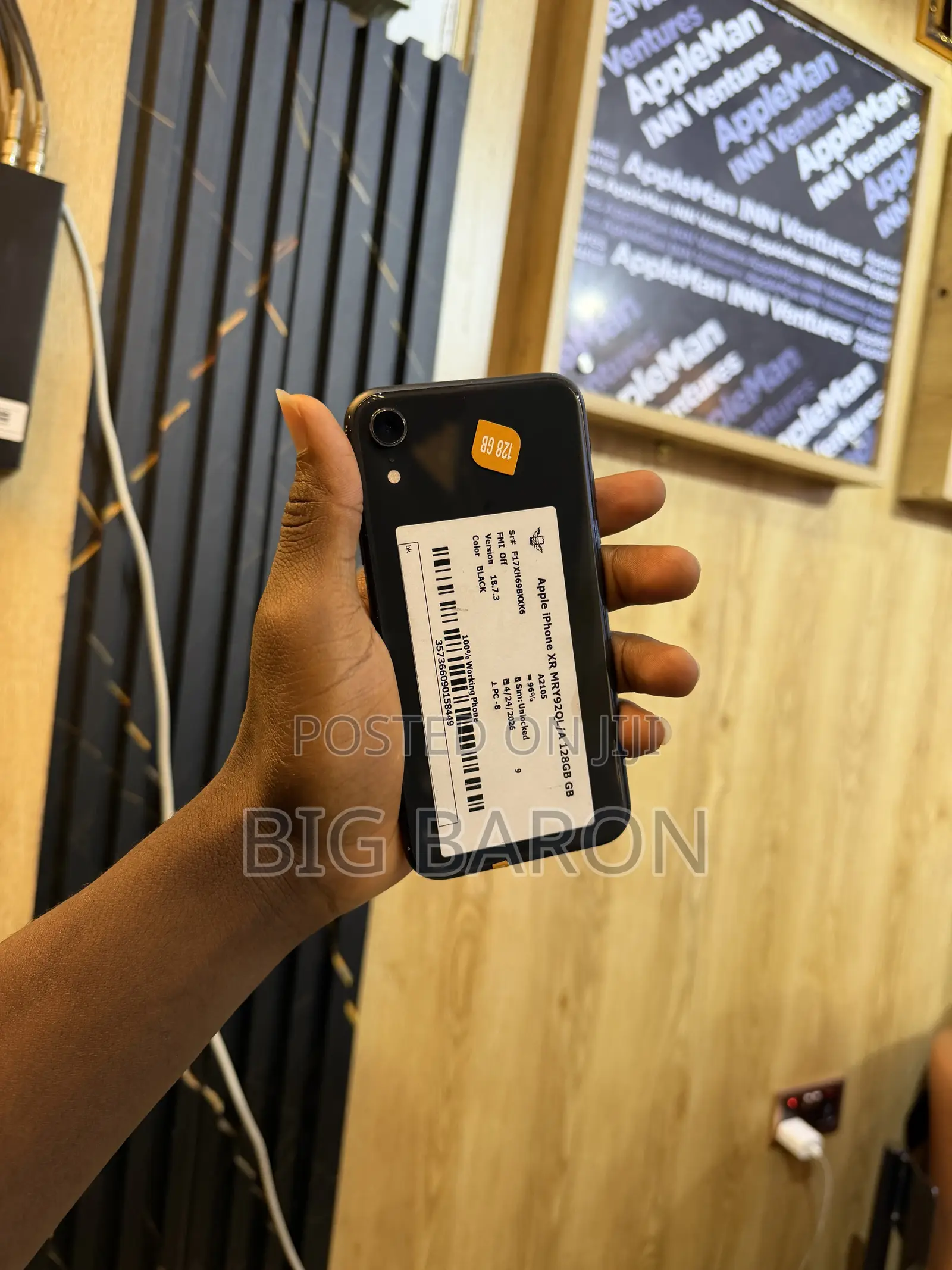 Apple iPhone XR 128 GB Black