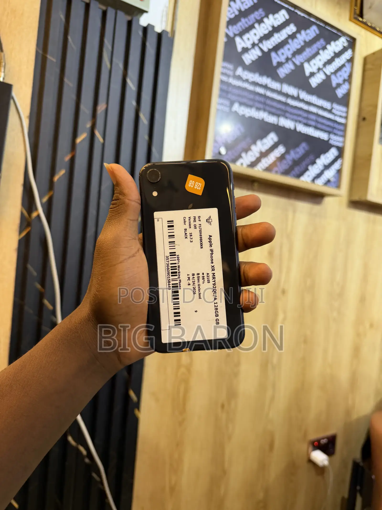 Apple iPhone XR 128 GB Black
