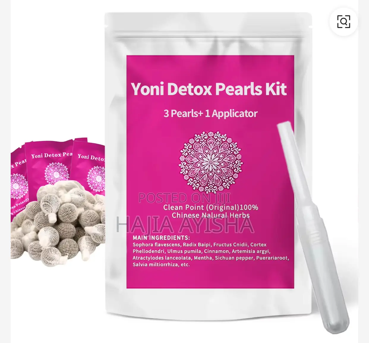 Yoni Detox Pearls Kit 3 in 1 Tampons