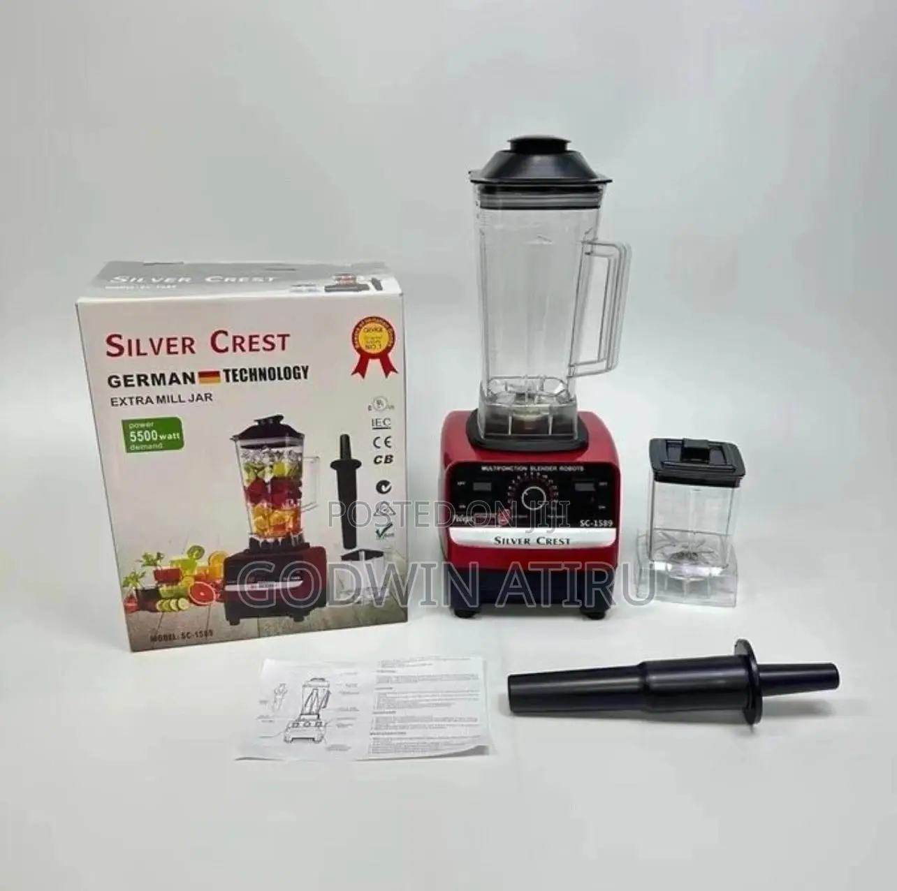 Silver Crest 2in1 Heavy Duty Blender
