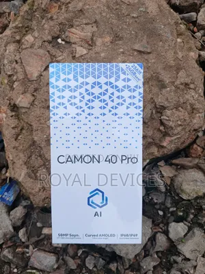 New Tecno Camon 40 Pro 5G 256 GB Black