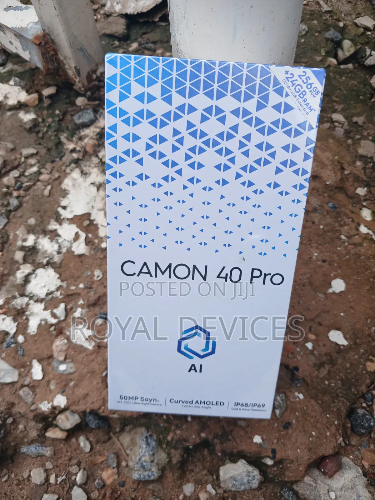 New Tecno Camon 40 Pro 5G 256 GB Black