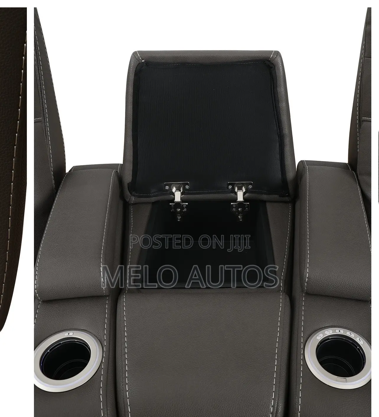 10-Pc Leather Theater Electric Recliner Sofa