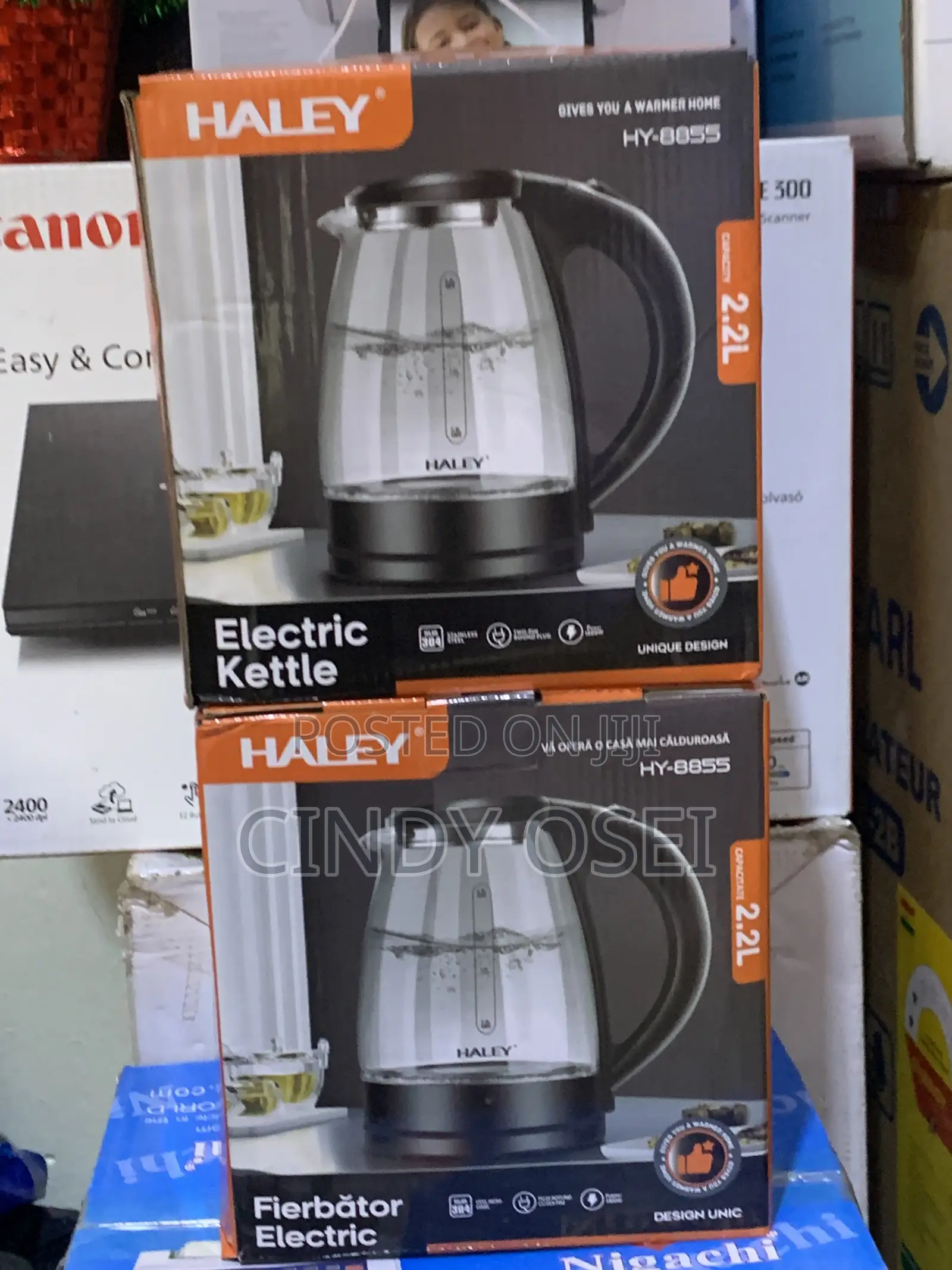 Exclusive Haley Electric Glass Kettle