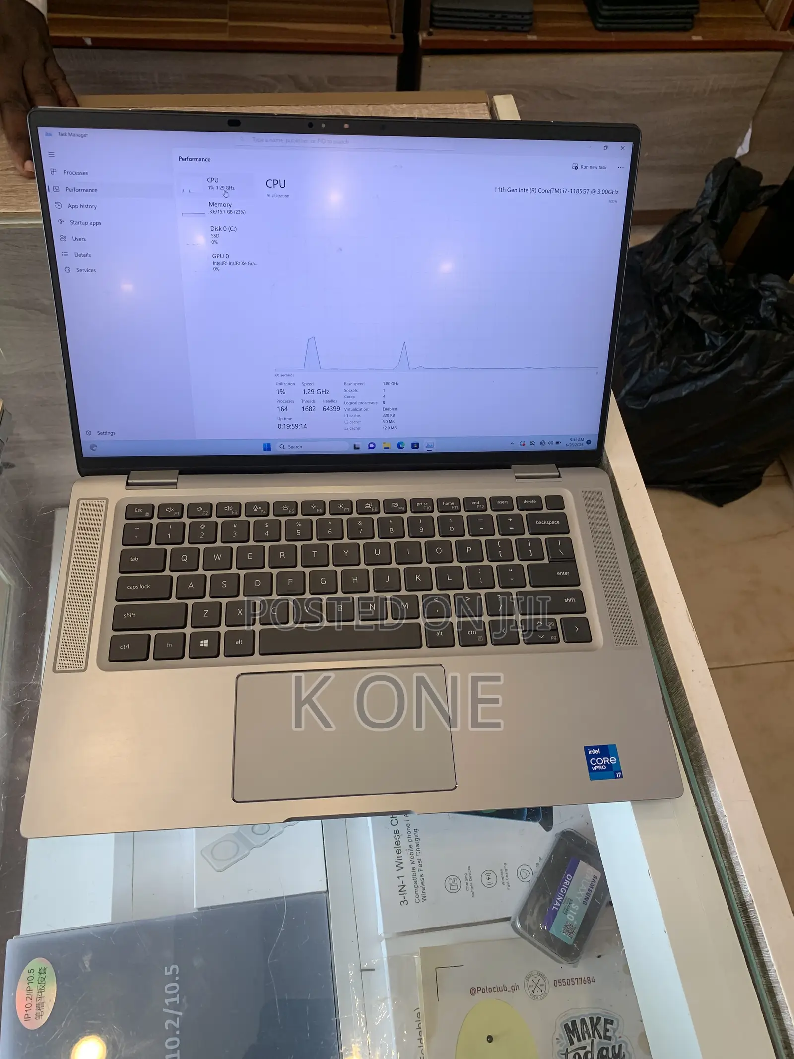 Laptop Dell Latitude 9520 16GB Intel Core i7 SSD 256GB