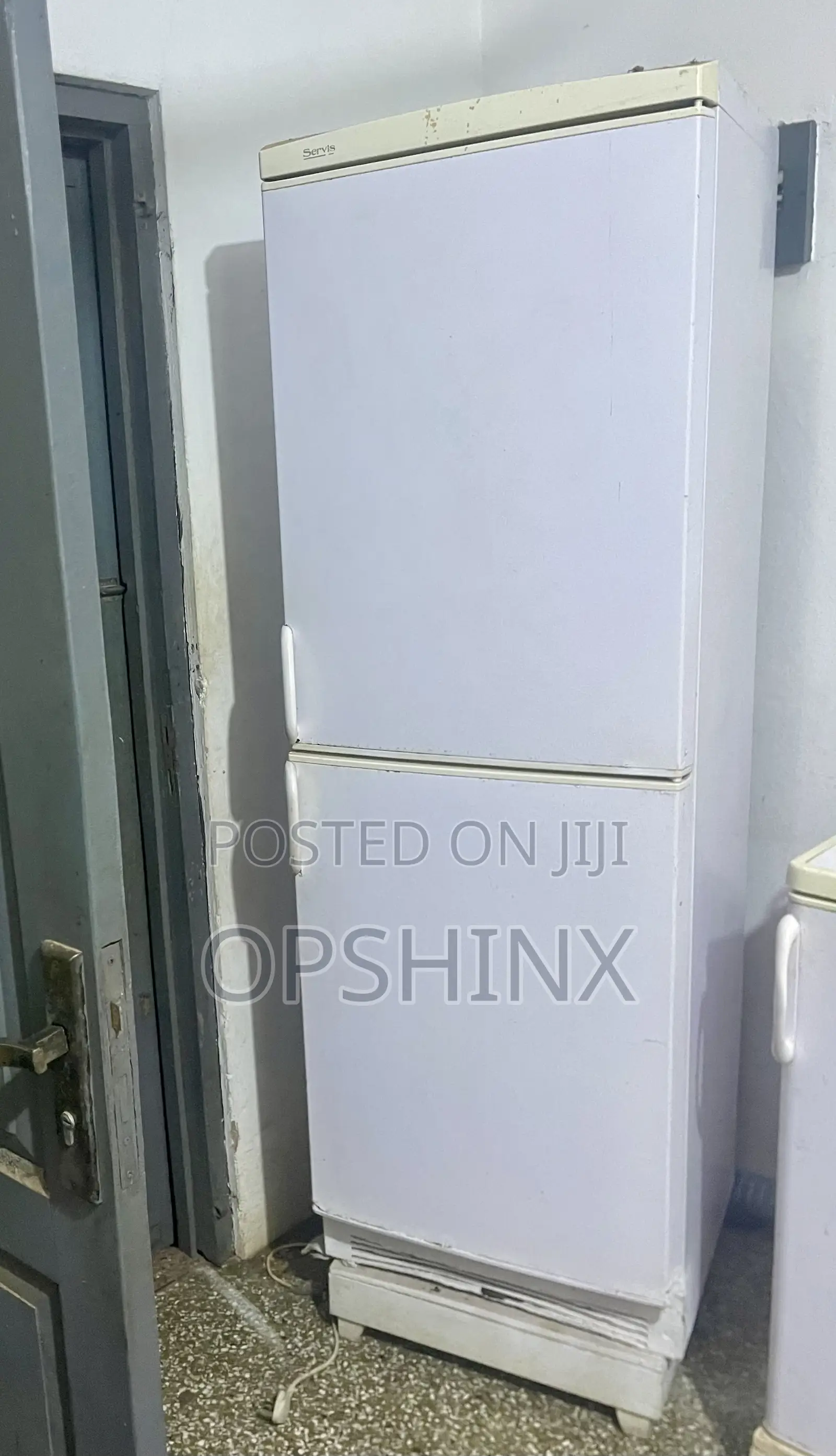 White Double-decker Refrigerator