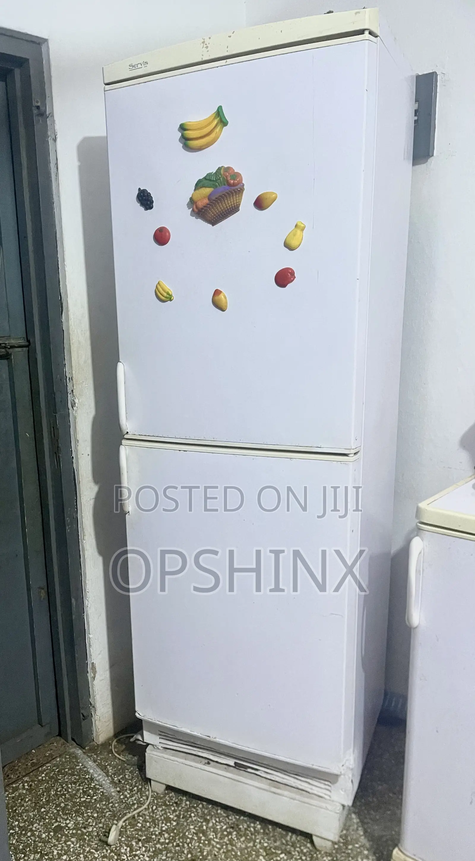 White Double-decker Refrigerator