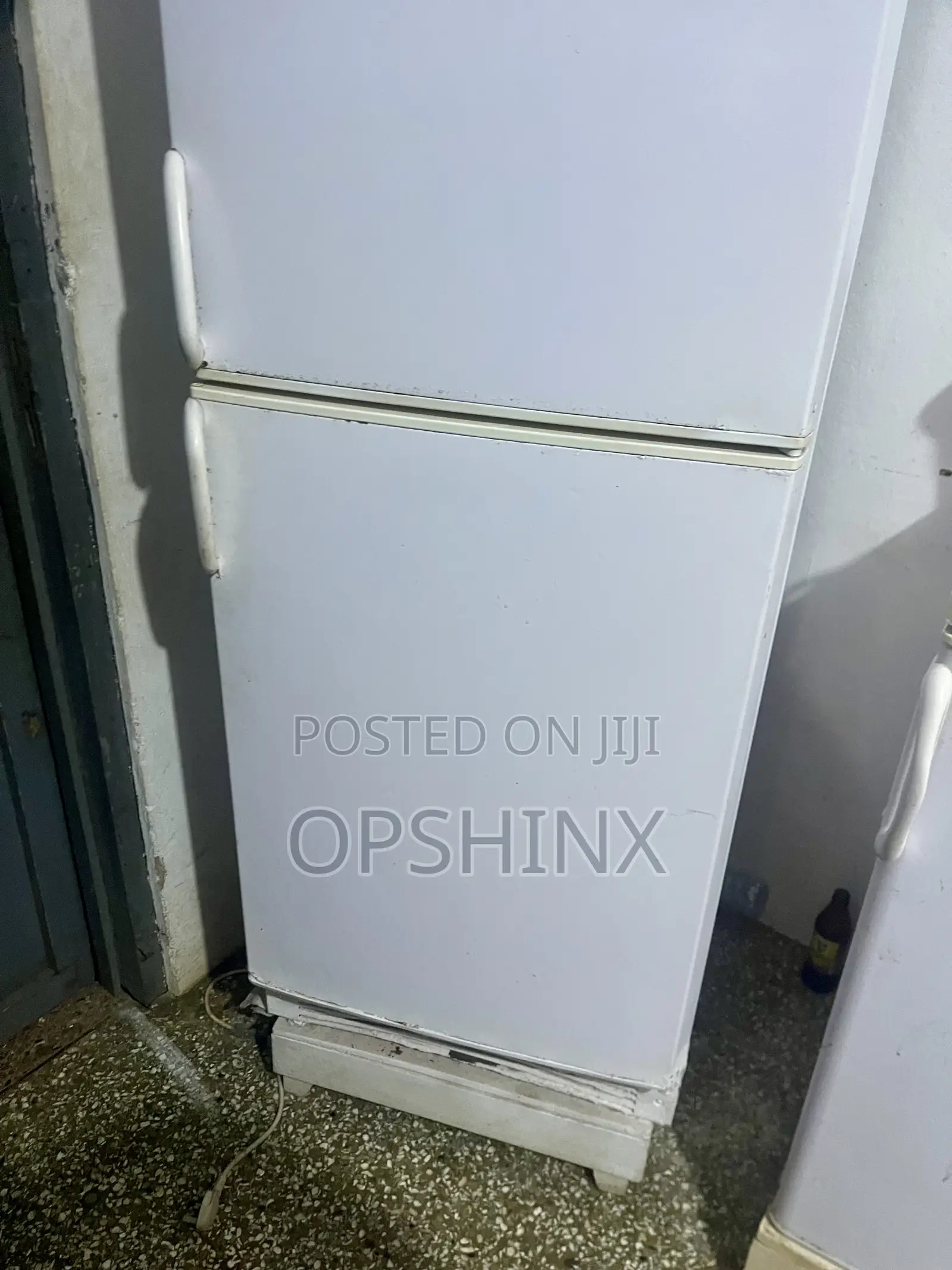White Double-decker Refrigerator