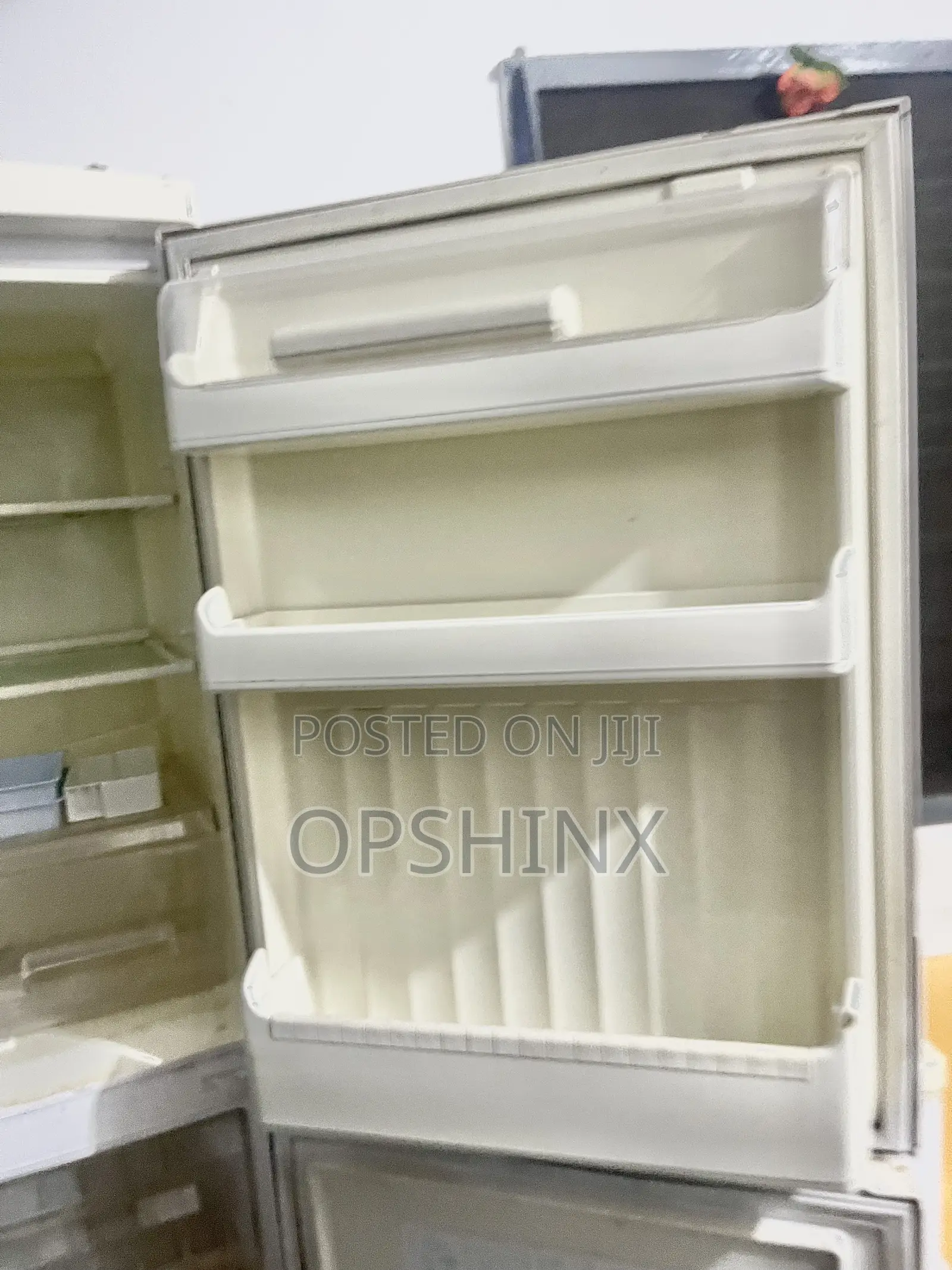 White Double-decker Refrigerator
