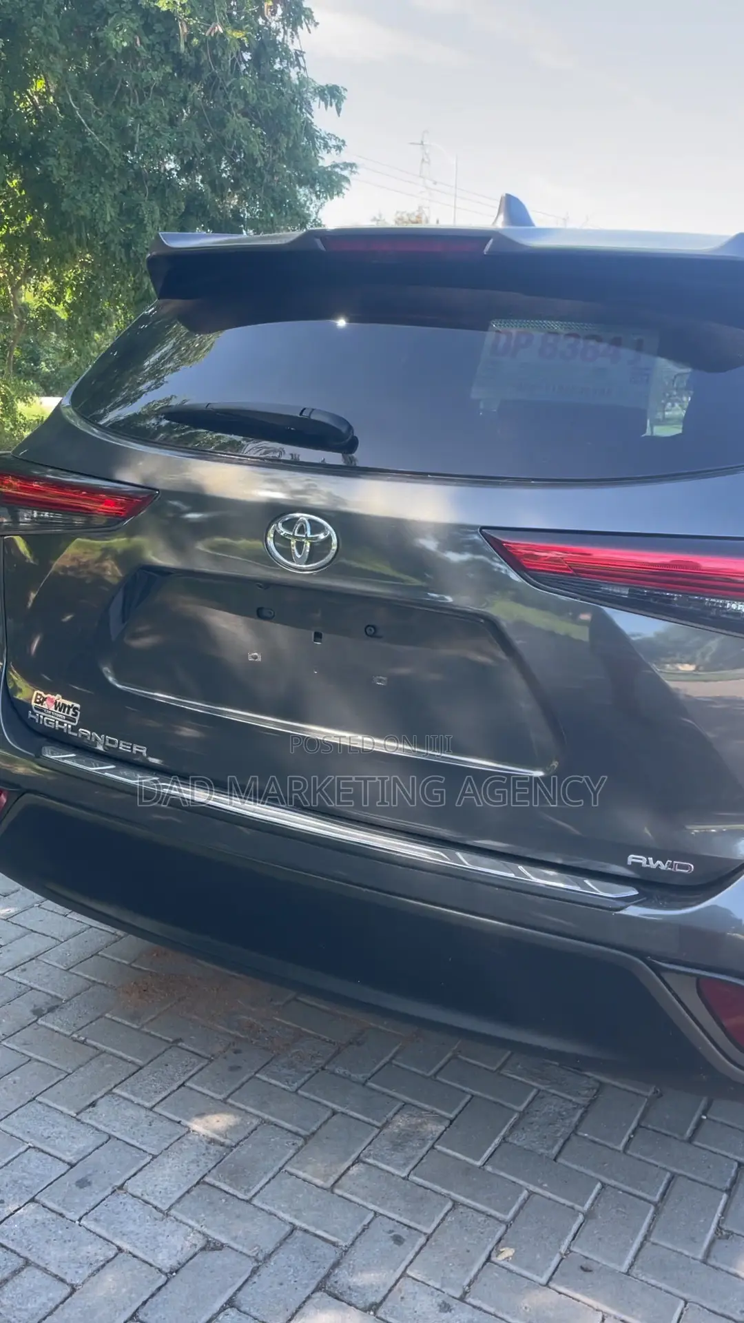 Toyota Highlander Platinum AWD 2020 Gray
