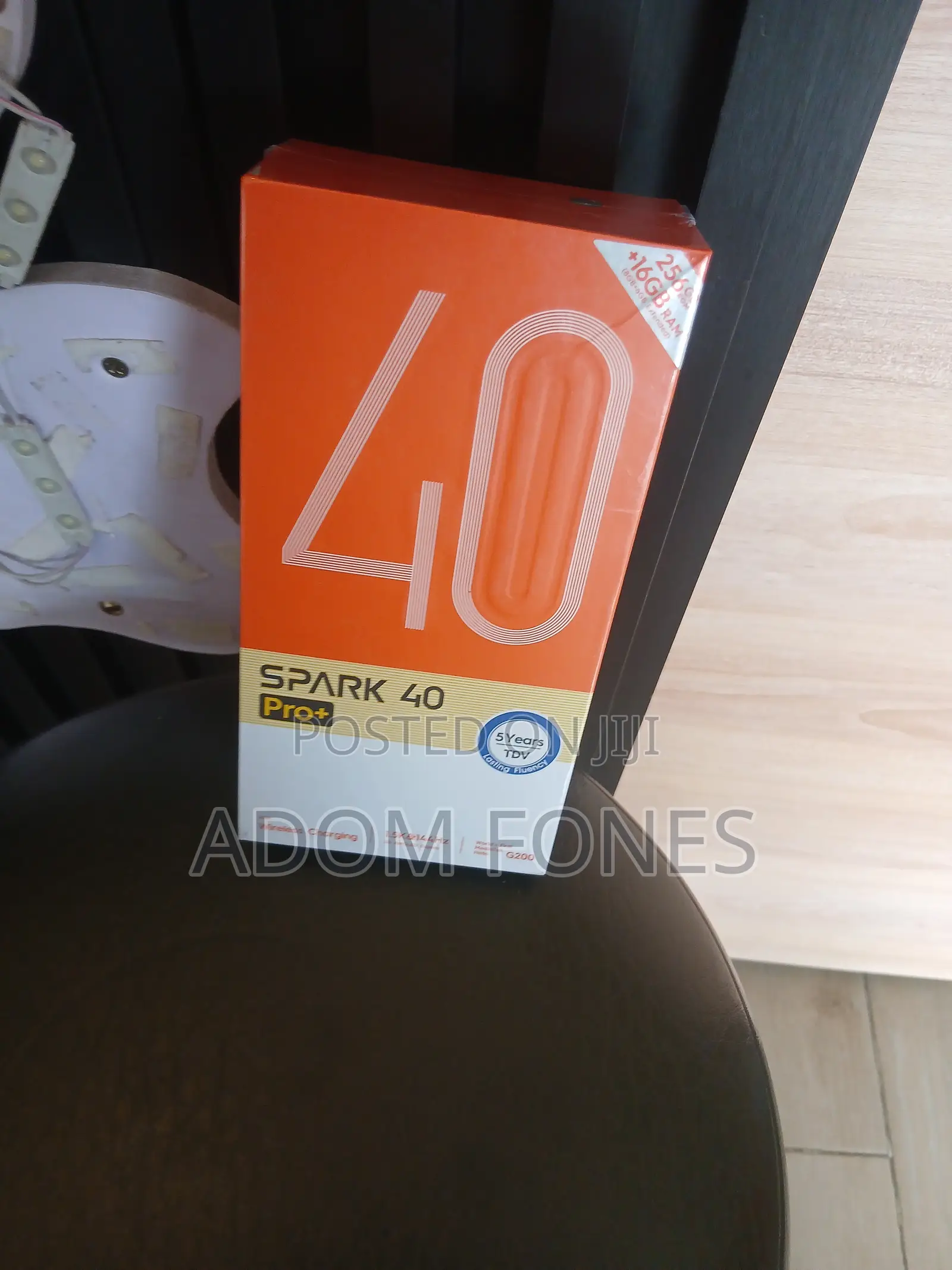 New Tecno Spark 40 Pro+ 256 GB Black