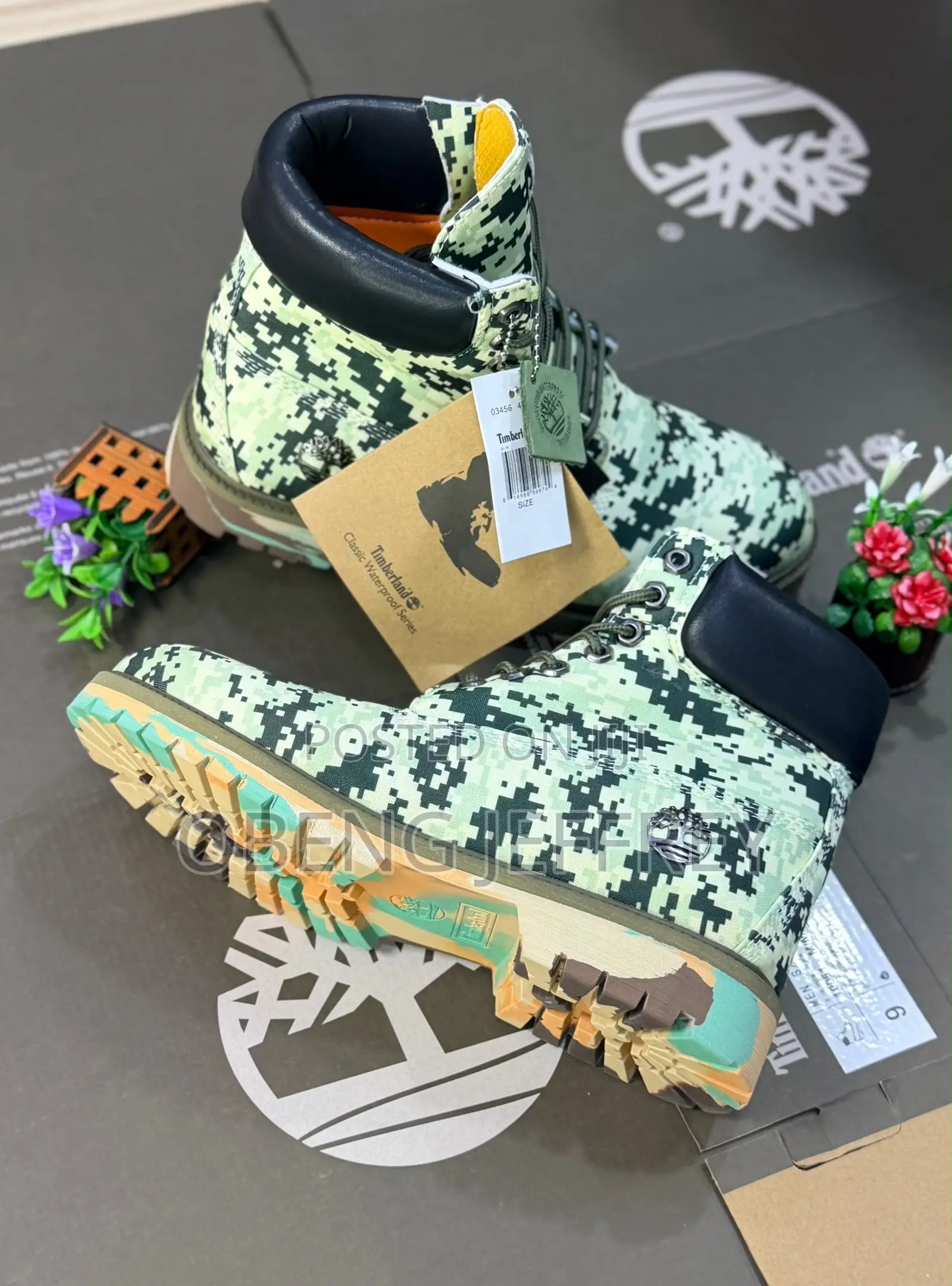 Original Timberland Camouflage Boots