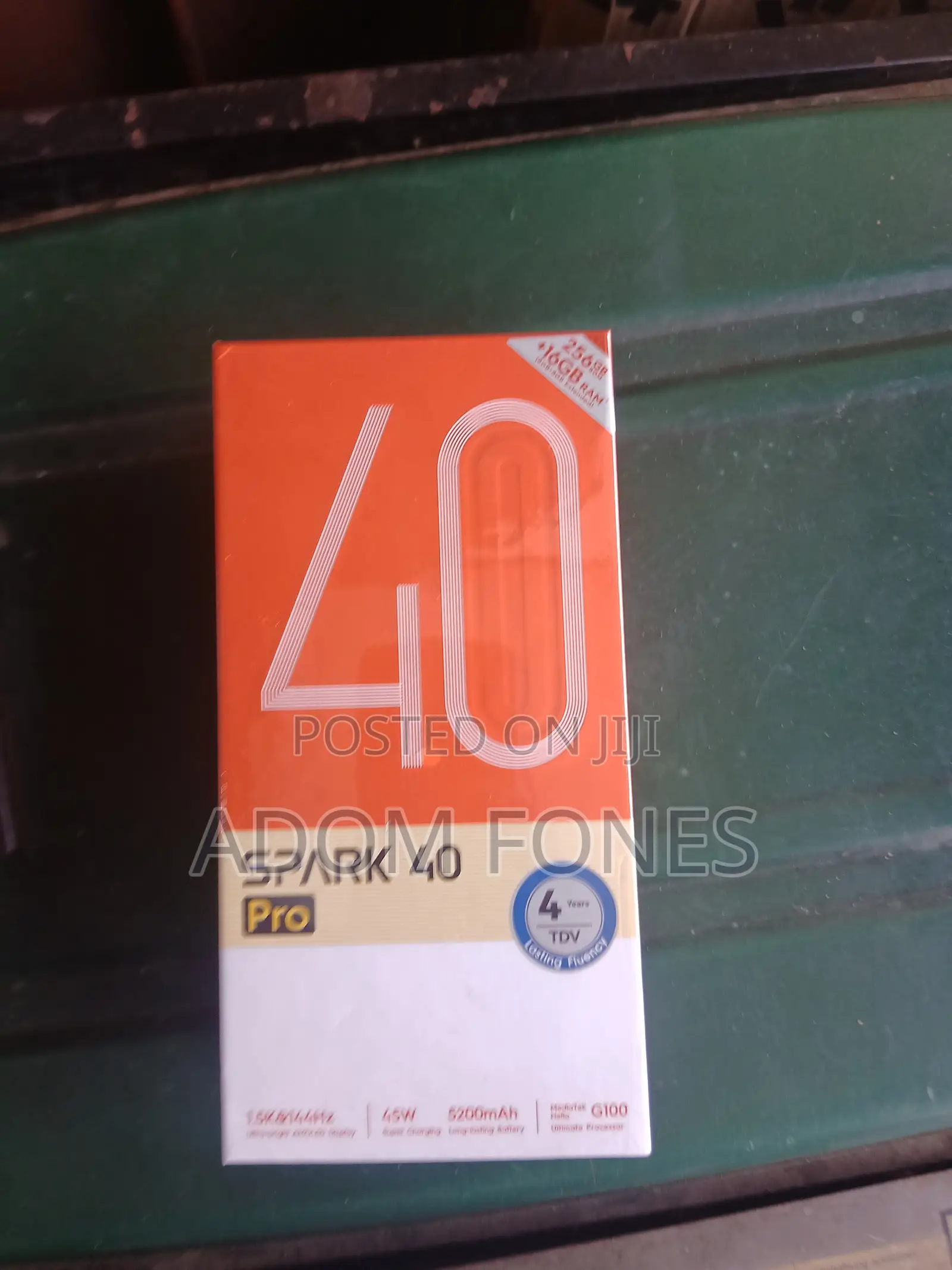 New Tecno Spark 40 Pro 256 GB Black