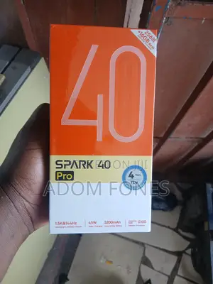 New Tecno Spark 40 Pro 256 GB Black