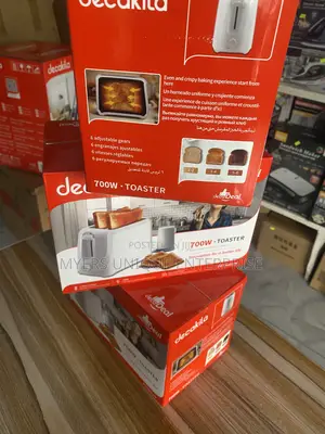 Decakila 700w 2 Slice Toaster-Toast Bread Fast
