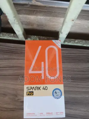 New Tecno Spark 40 Pro 256 GB Black