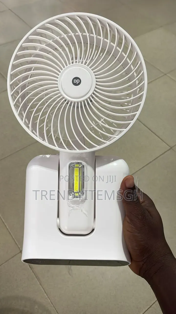Rechargeable Fan With Led Light 3000mah
