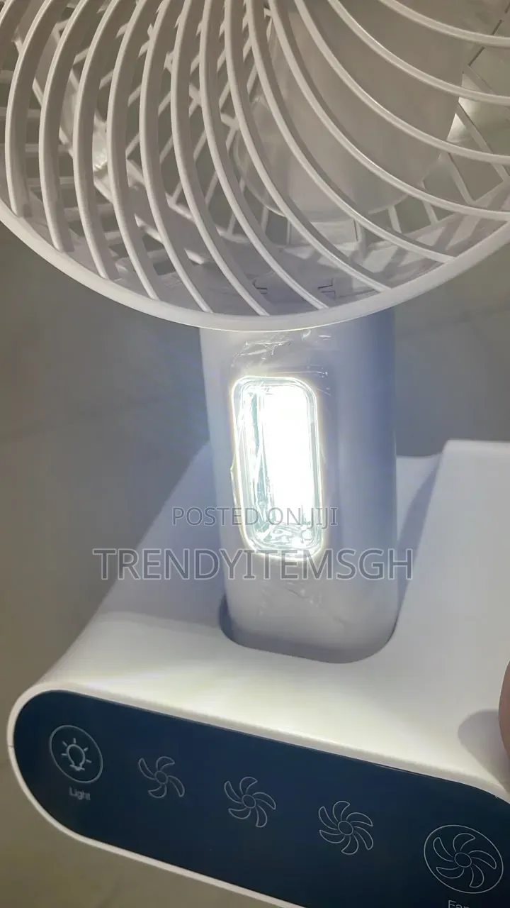 Rechargeable Fan With Led Light 3000mah