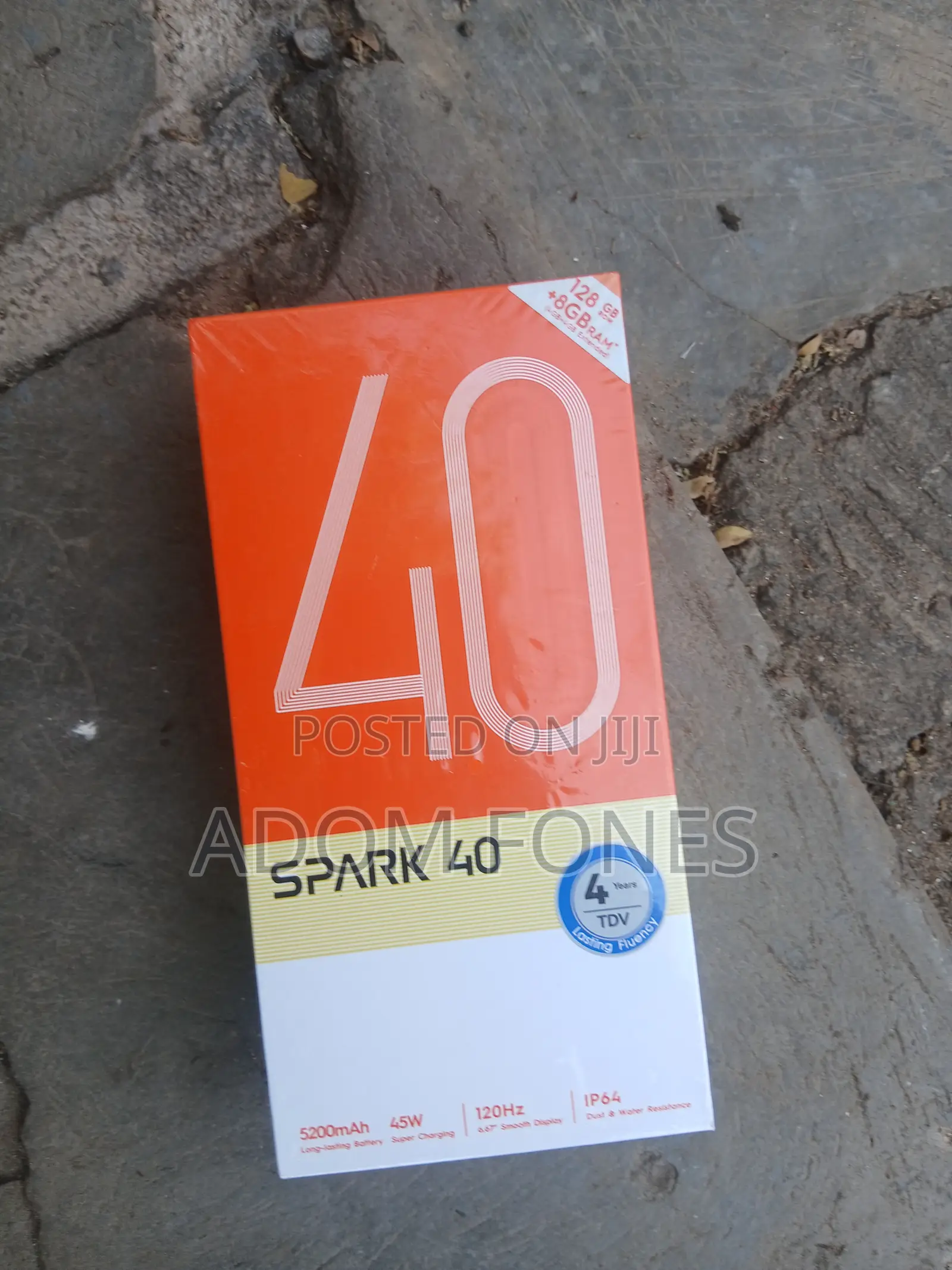 New Tecno Spark 40 256 GB Black