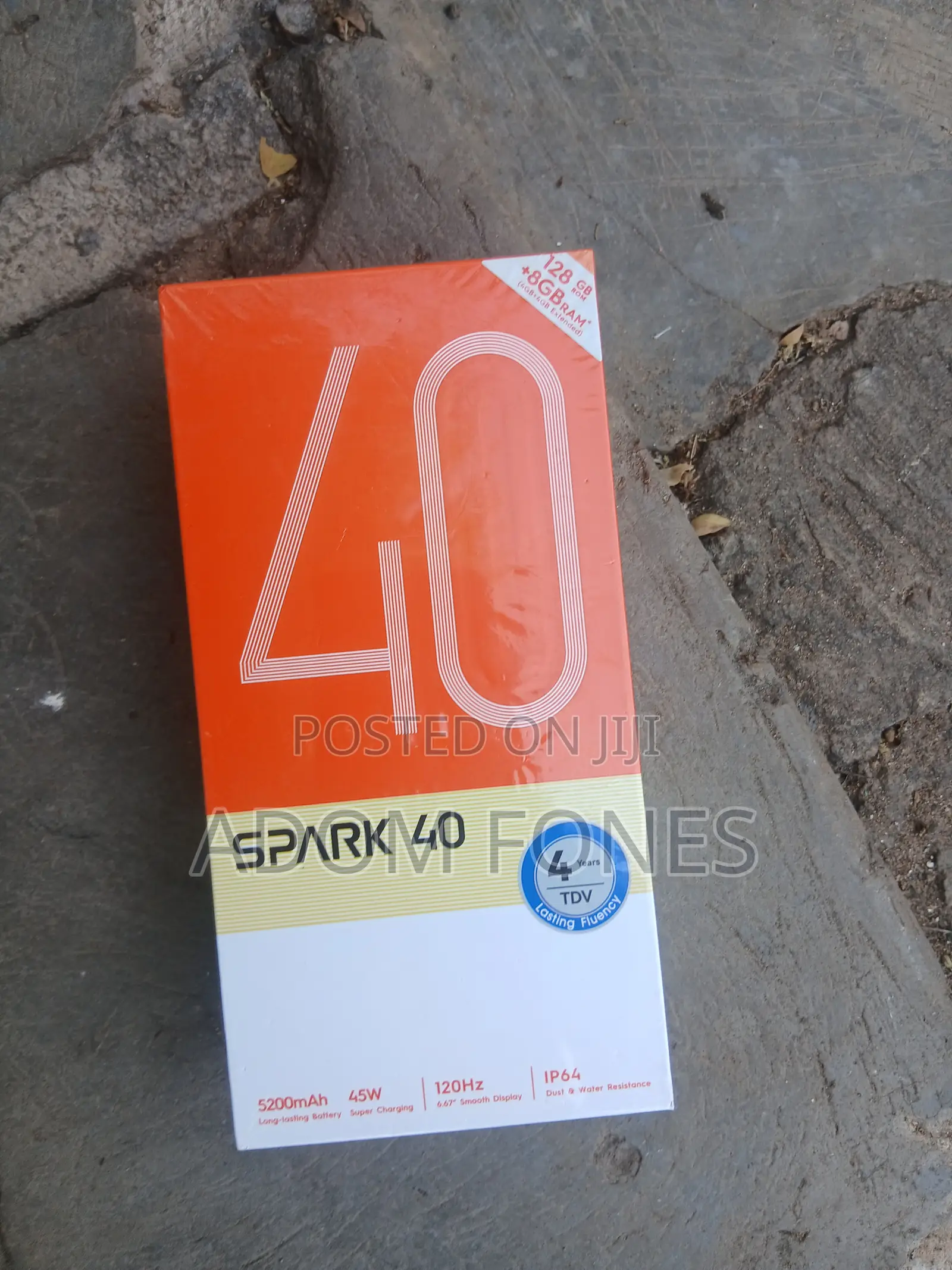 New Tecno Spark 40 256 GB Black