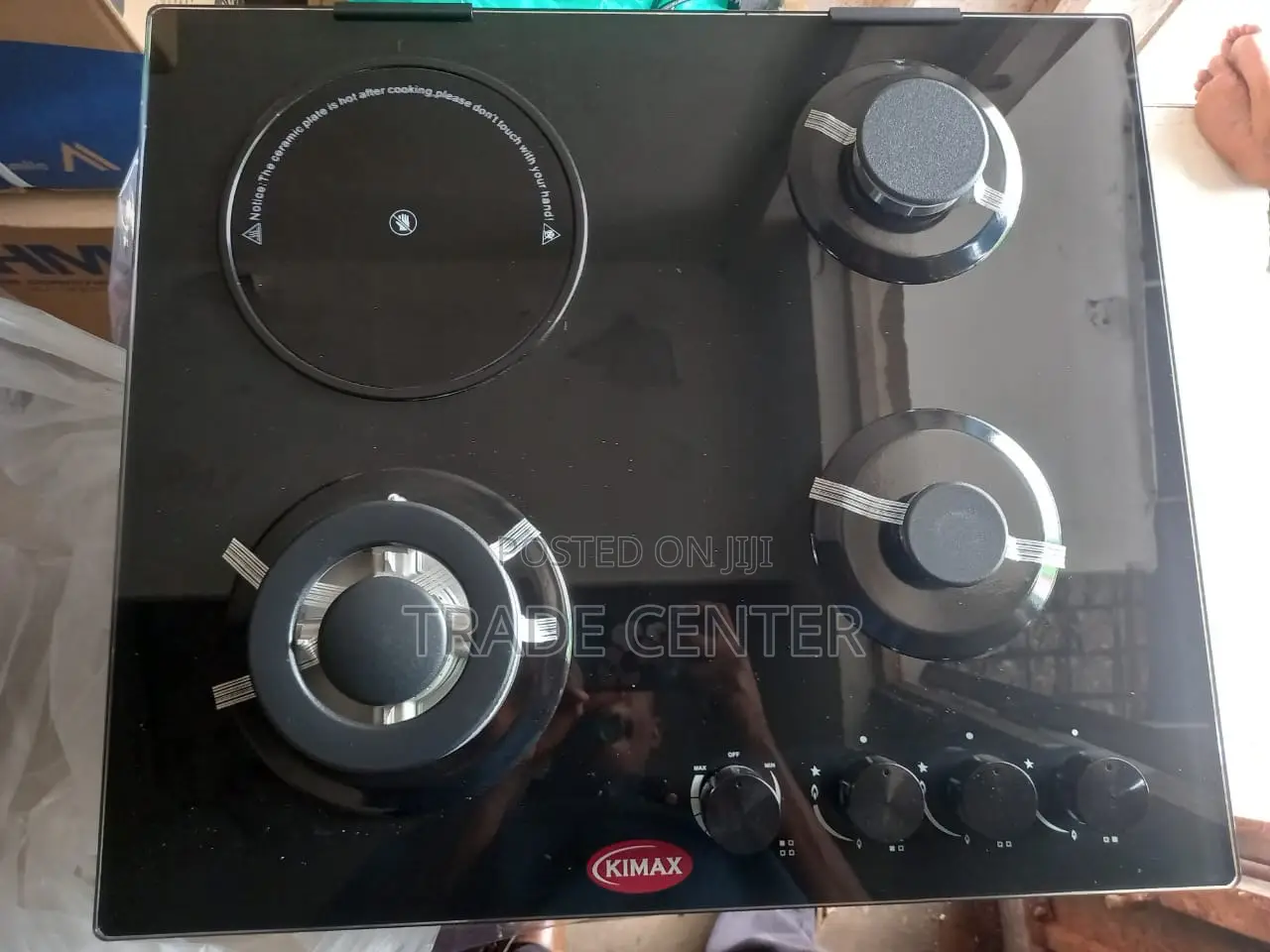 High Quality Kimax 60 by 60 1 Electric and 3 Gas Burner