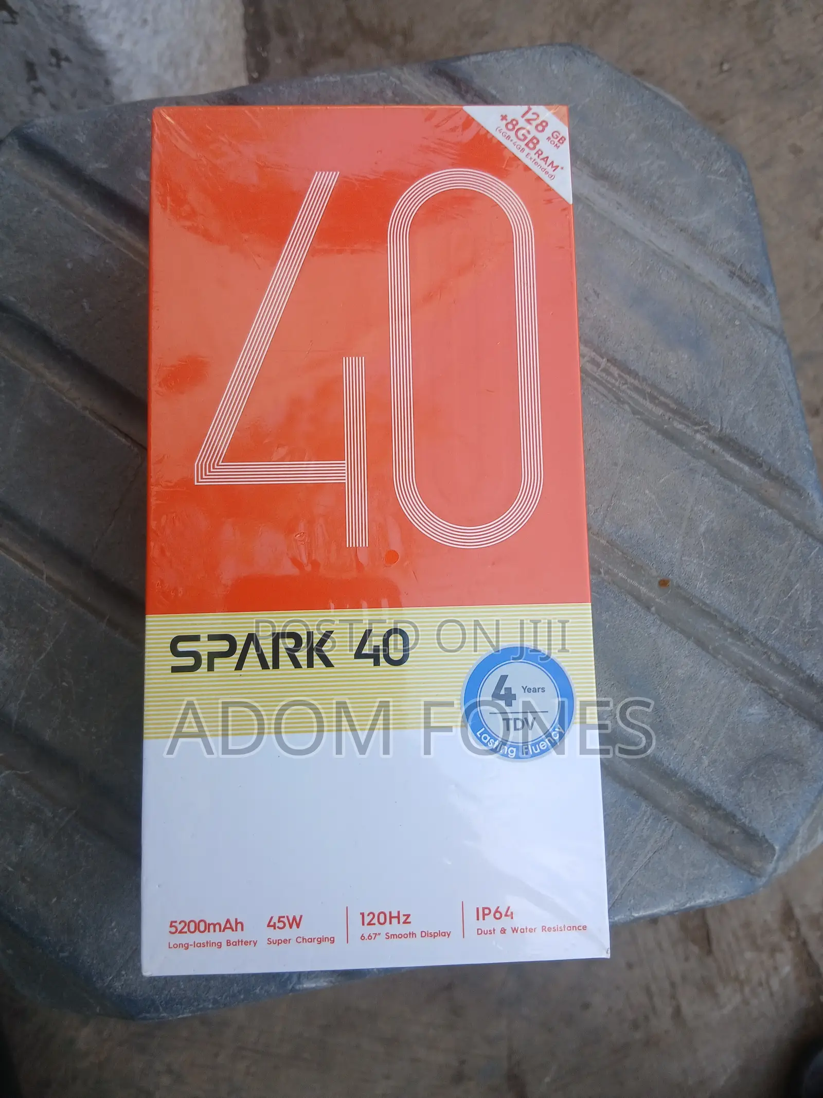 New Tecno Spark 40 256 GB Black